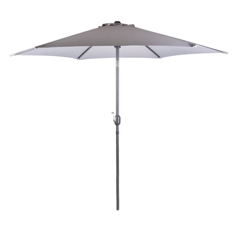 Alfresia 2.7m Garden Parasol, Garden Umbrella with Easy Push Button Control & Tilt Function