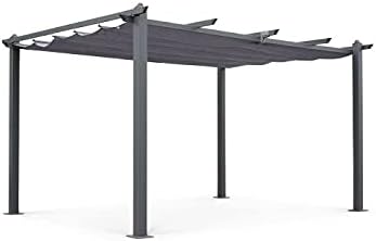 Alfresia Garden Pergola - Aluminium Pergola, 3x4m, Grey