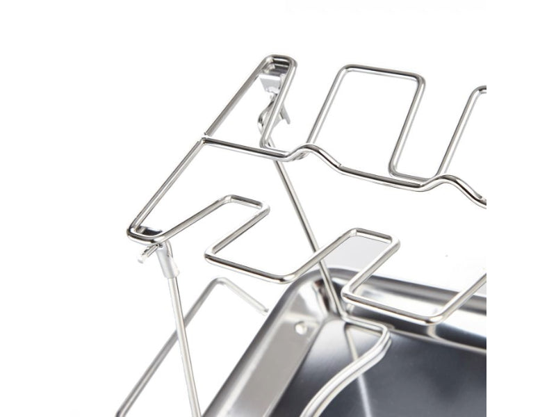 Stainless Steel BBQ Drumstick Rack