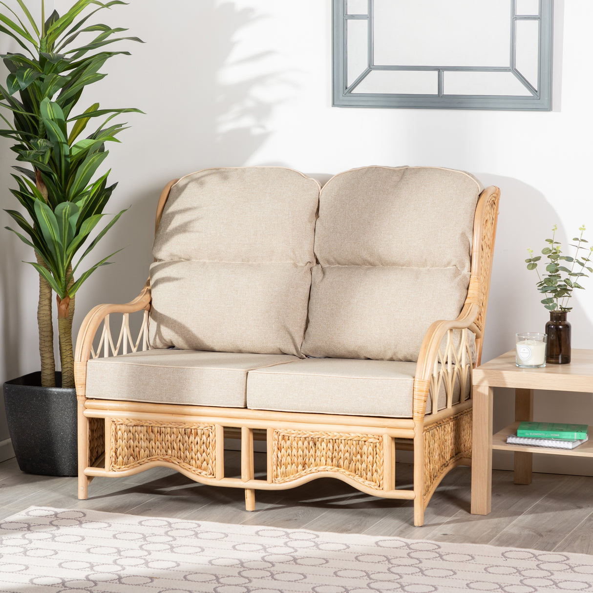 Alfresia Conservatory Sofa - 2 Seater, Low Back Cushions