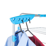 close up of hanger hooks