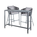 Alfresia Garden Bar Table and Stools Set