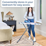 Minky Ironing Board - Xpress, Compact Ironing Board Cover Included 97 x 33cm