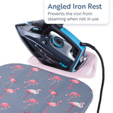 Minky Ironing Board - Flamingo, Ironing Board Cover Included,122 x 38 cm