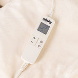 Minky Luxury Heated Blanket - Large, Cream, Heated Throw