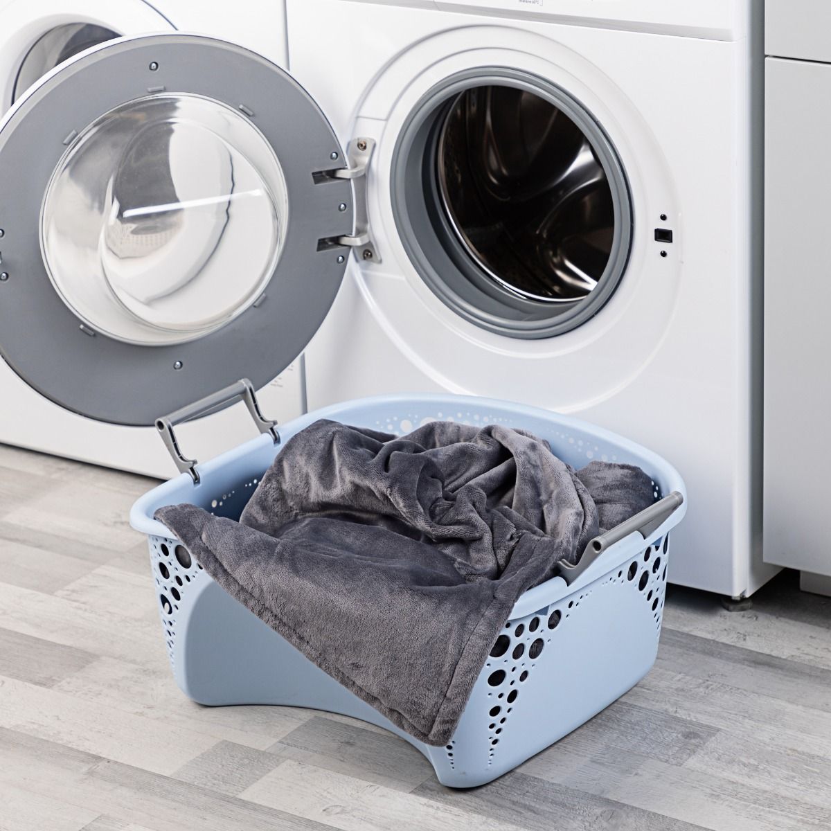 Minky Luxury Heated Throw Blanket - Large, Grey