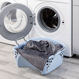 Minky Luxury Heated Throw Blanket - Large, Grey