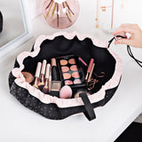 Minky Scrunchie Beauty Bag - Drawstring Make Up Bag With Free Made By Mitchell Blursh