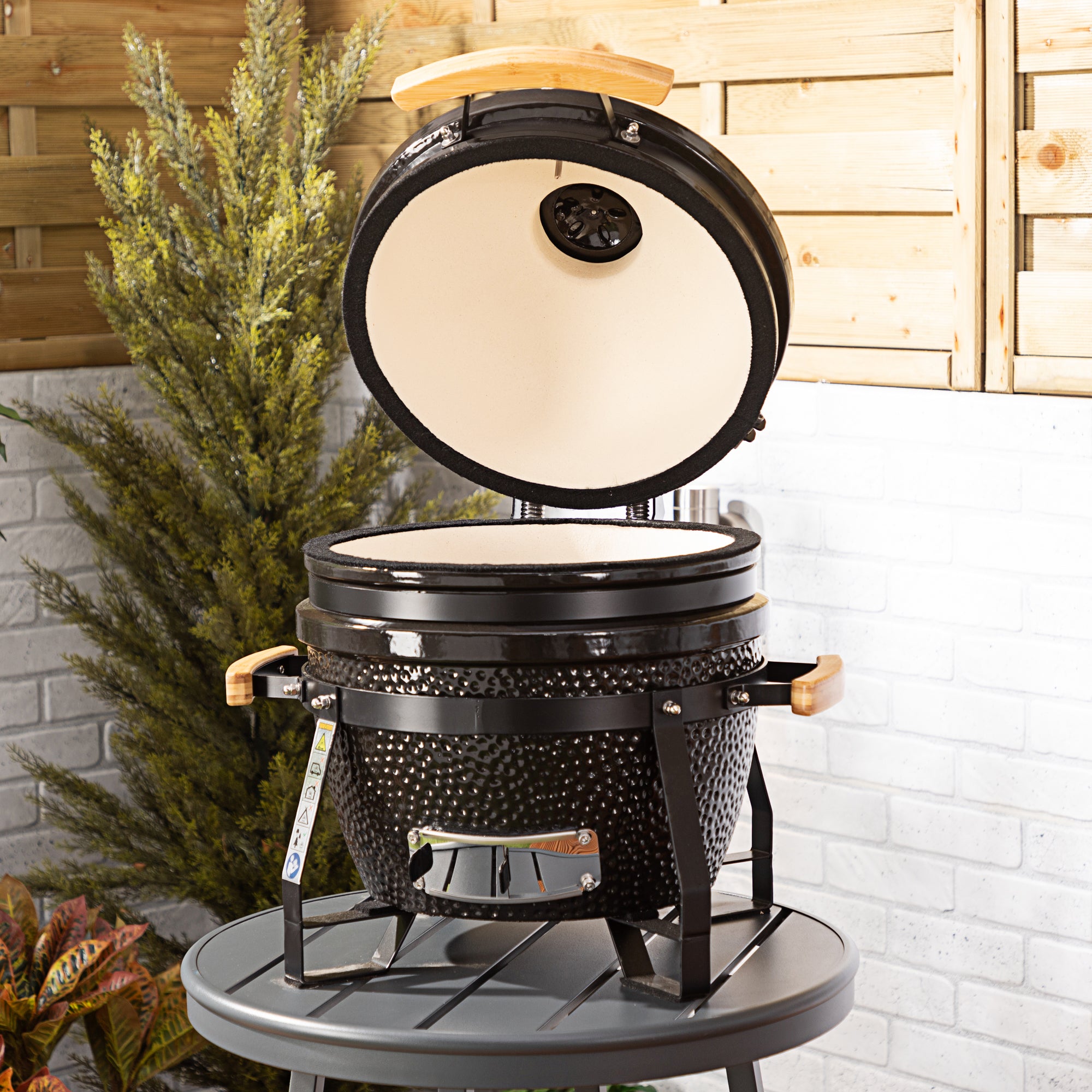 Black Kamado BBQ Fire Mountain