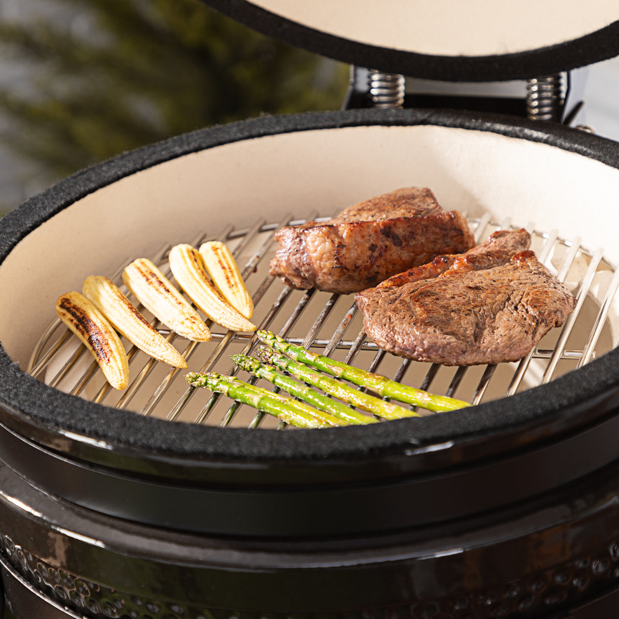 Fire Mountain Kamado BBQ - Charcoal BBQ - Black