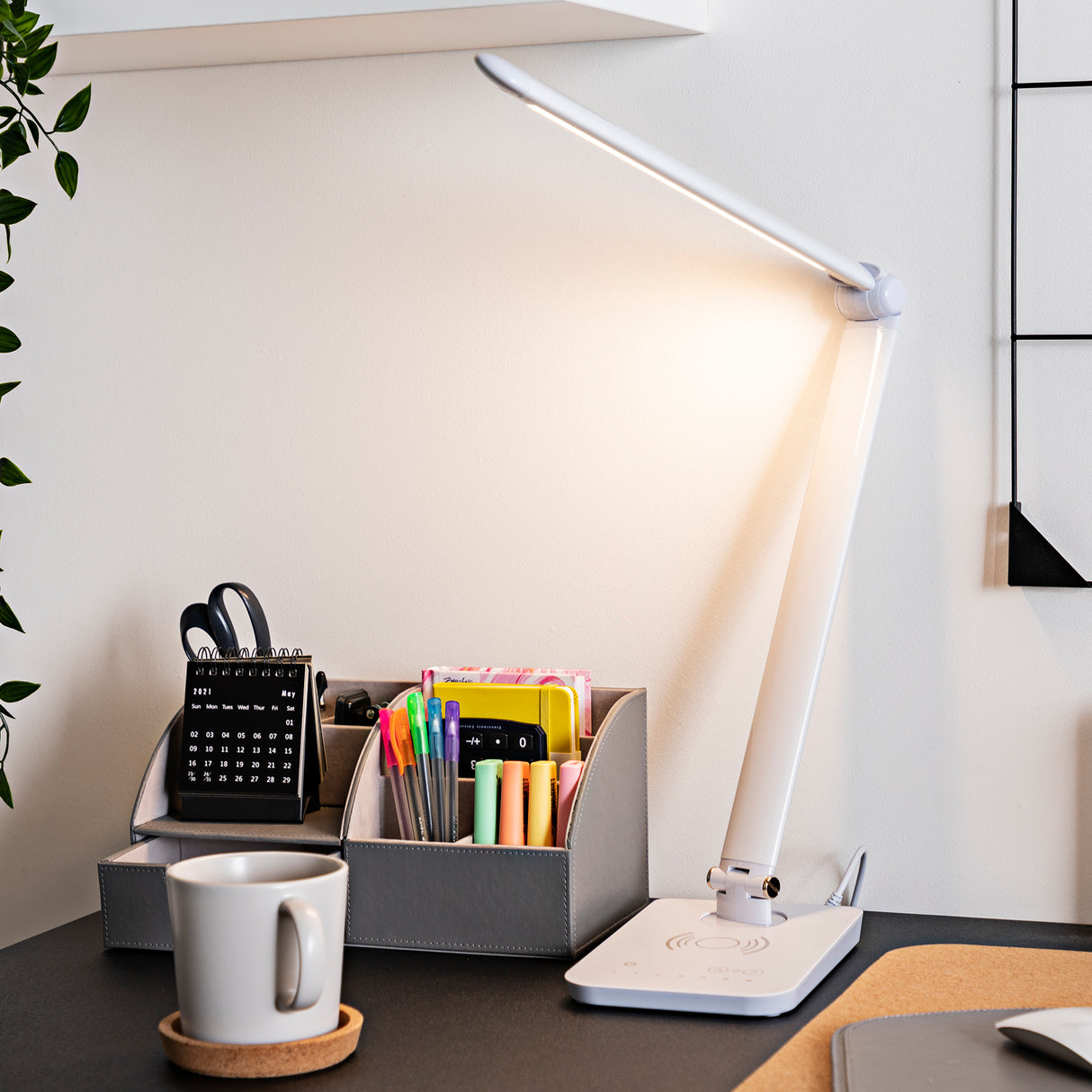 Vitinni LED Desk Lamp with Wireless Phone Charger Dock