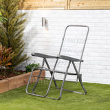 Alfresia Reclining Garden Chair – Charcoal Frame with Classic Cushion, Relaxer Style
