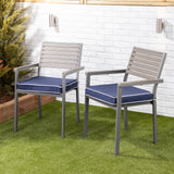 Alfresia Garden Seat Pads Set of 2, Large - Luxury Style