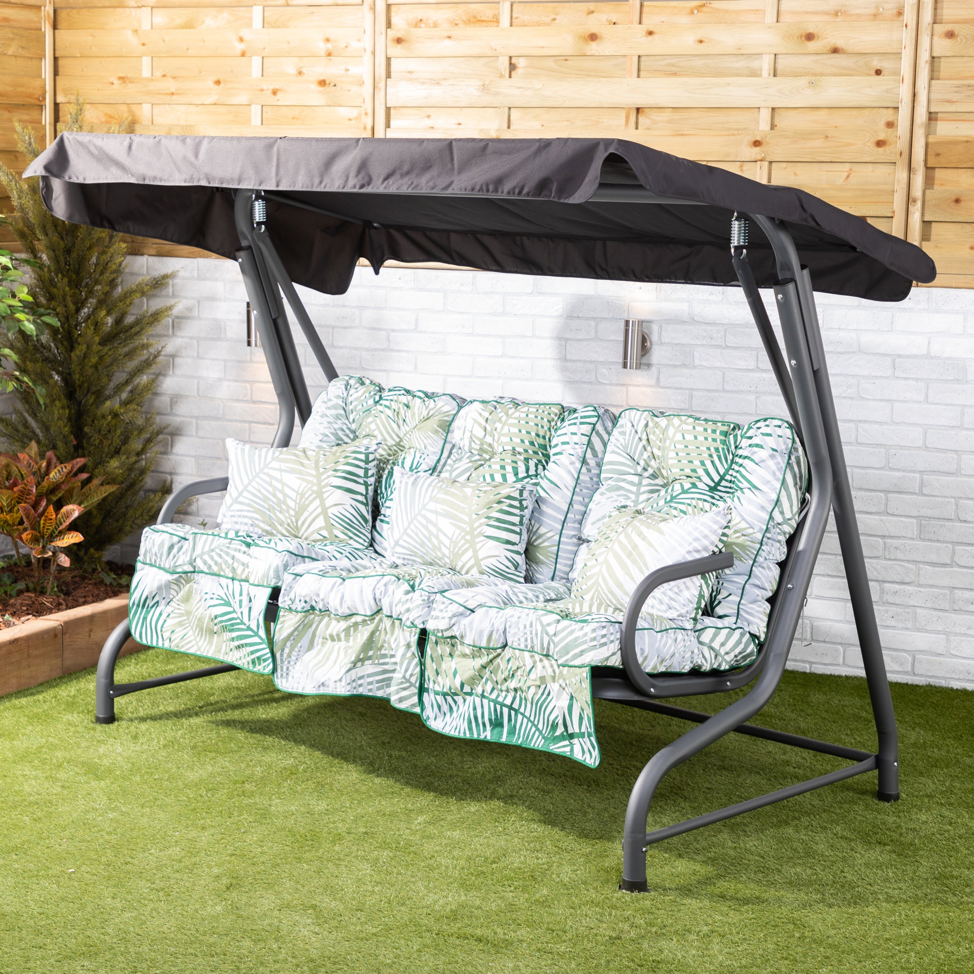 3 Seater Classic Garden Swing Seat Alfresia