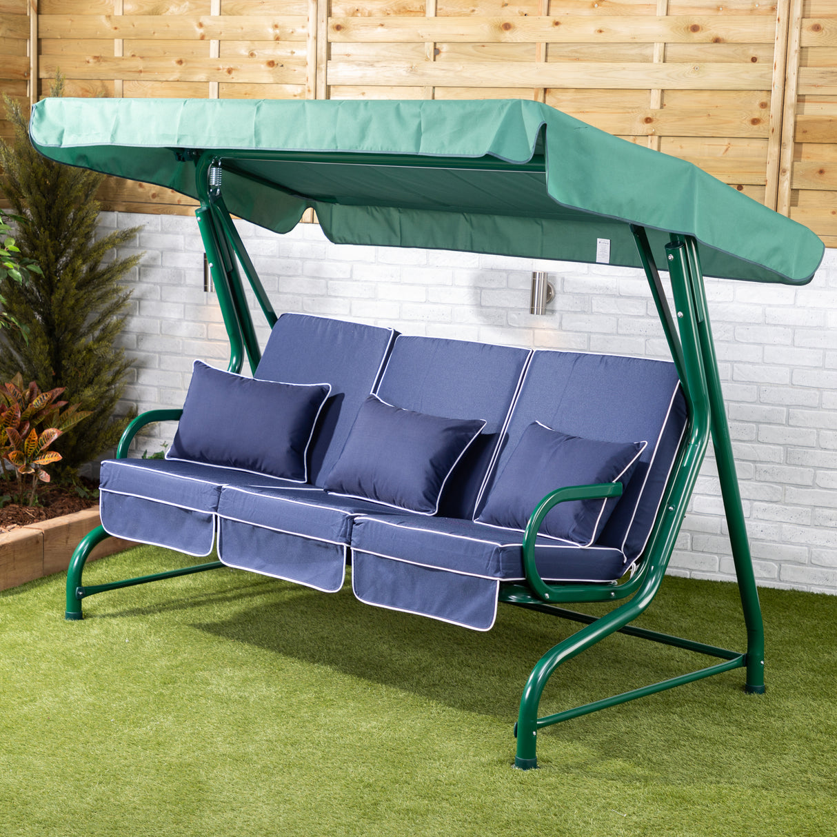 Alfresia Roma Garden Swing Seat with Luxury Cushions