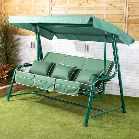Alfresia Turin Reclining Garden Swing Seat with Luxury Cushions
