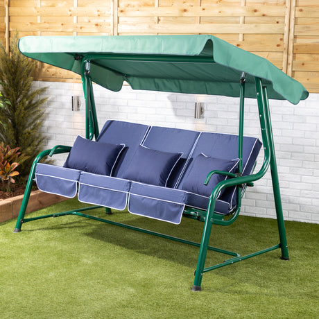 Alfresia Turin Reclining Garden Swing Seat with Luxury Cushions