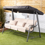 Alfresia Turin Reclining Garden Swing Seat with Luxury Cushions