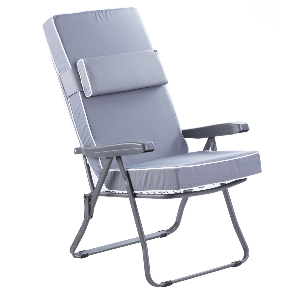 Alfresia Reclining Garden Chair – Charcoal Frame with Luxury Cushion