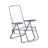 Alfresia Reclining Garden Chair – Charcoal Frame with Luxury Cushion, Relaxer Style