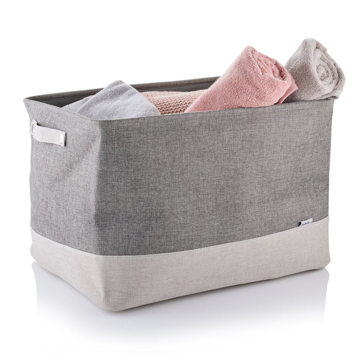 Minky Laundry Basket Set - Set of 3 Collapsible Laundry Baskets