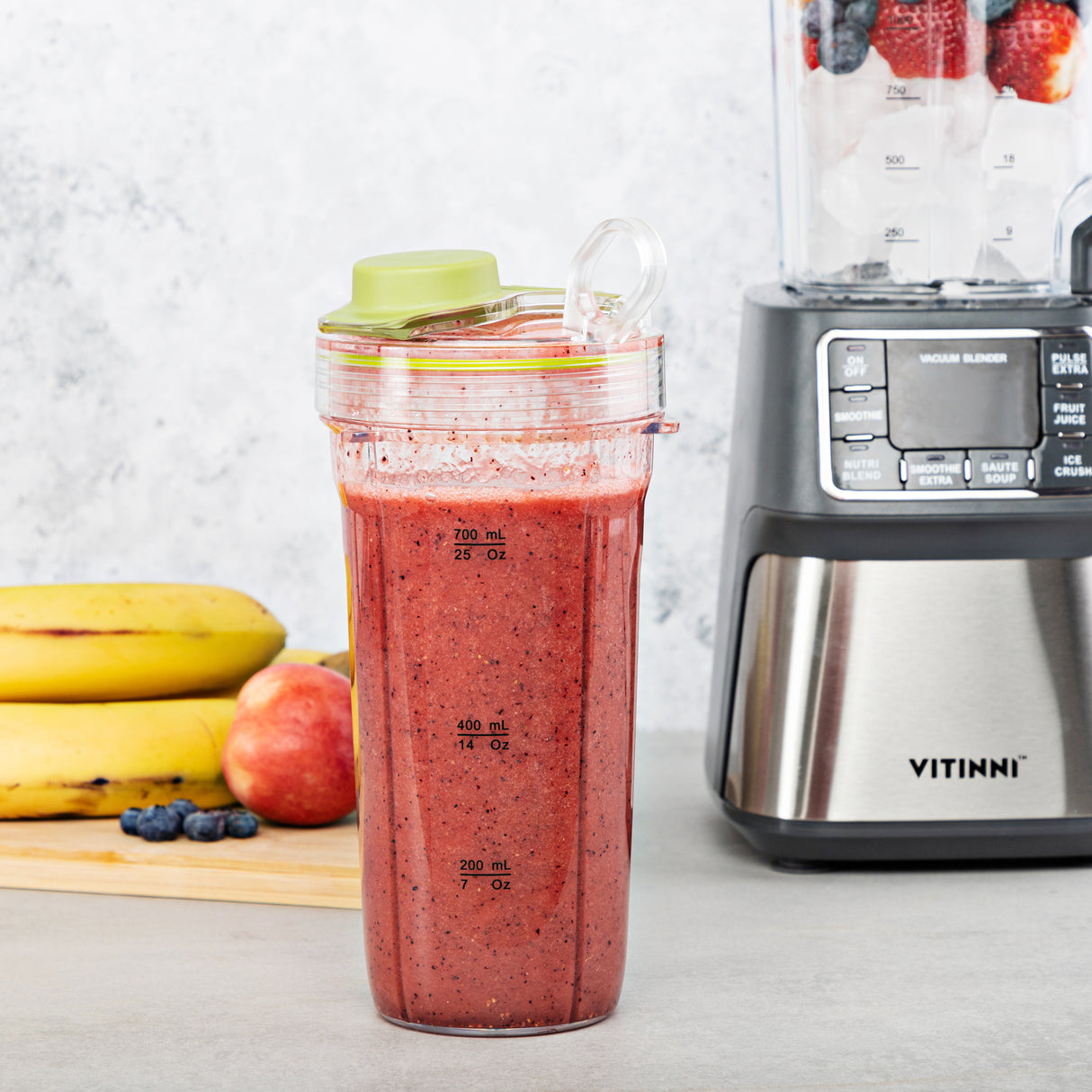 Vitinni Vacuum Blender - Smoothie Blender with Ice Crush Function