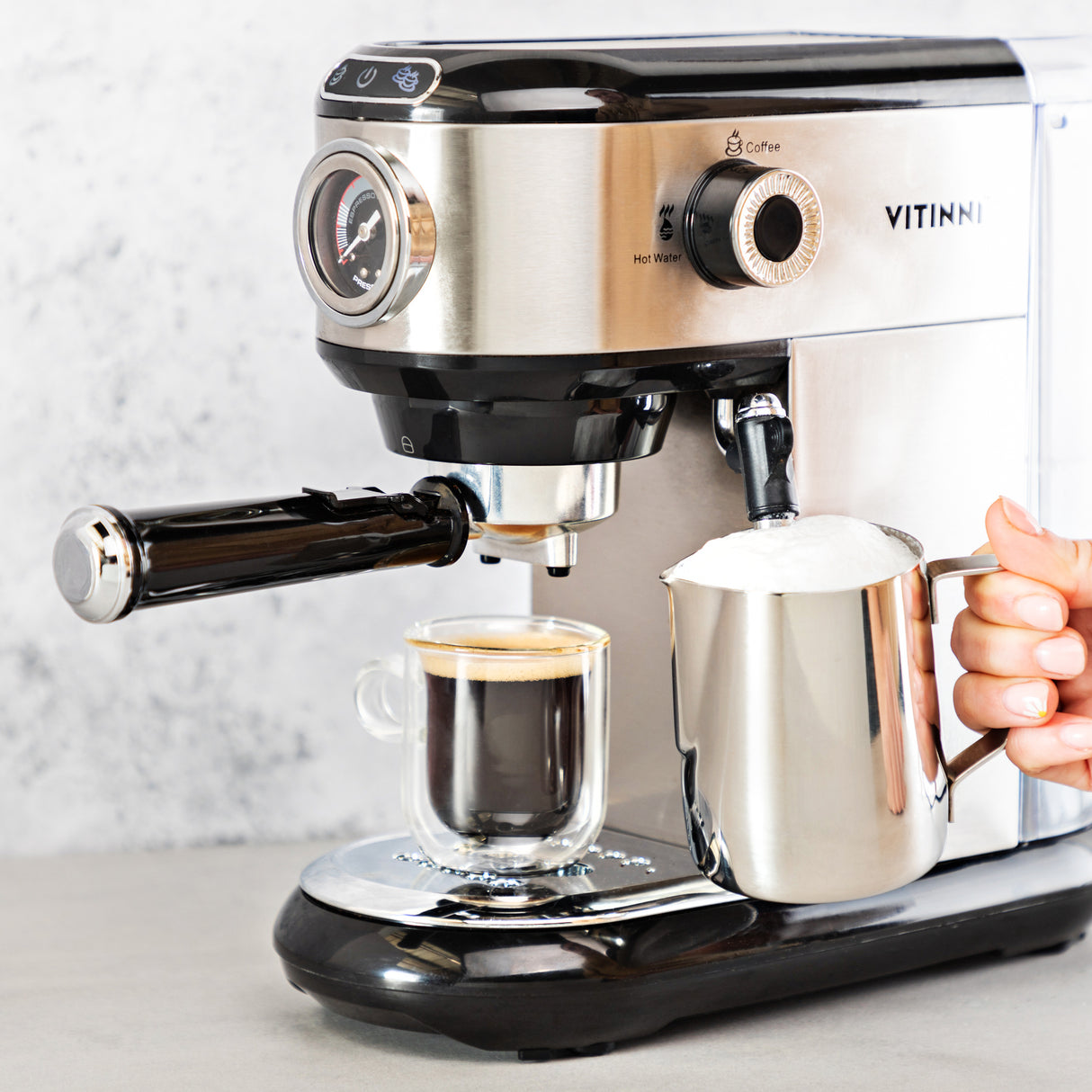 Vitinni Espresso Machine - Coffee Machine with Milk Frother