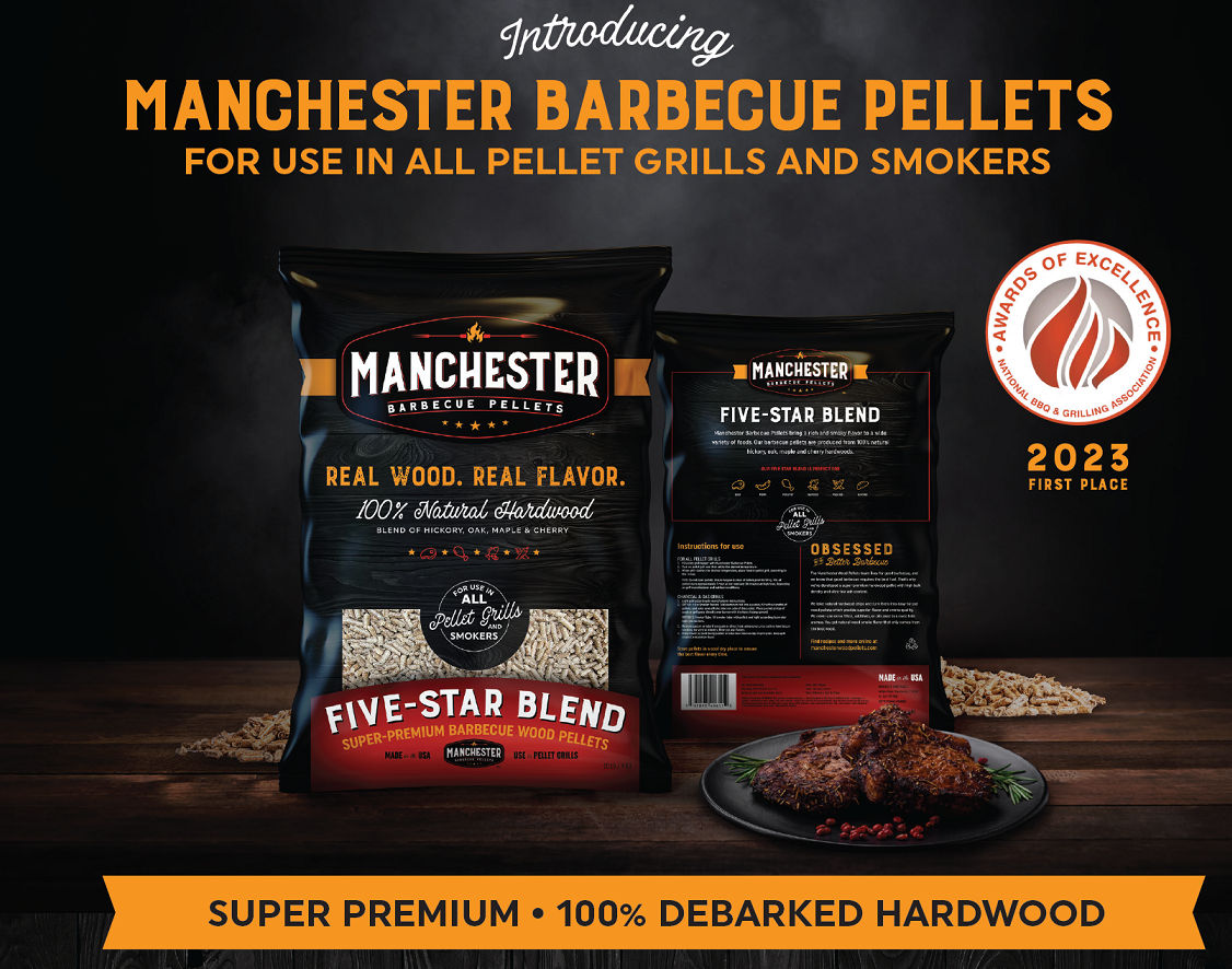 Manchester Barbecue Wood Pellets - Made in the USA