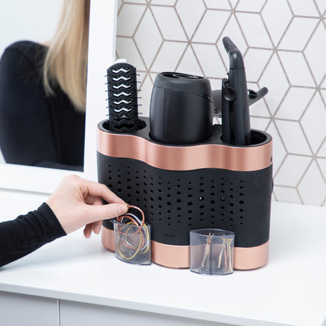 Minky Styling Dock - Hair Dryer & Straightener Holder