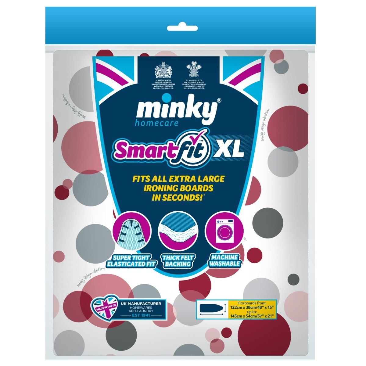 Minky Supersize XL Smart Fit Ironing Board Cover