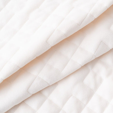 Minky Luxury Weighted Blanket – Single, Cream