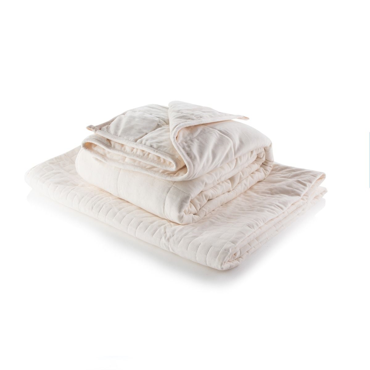 Minky Luxury Heated Blanket - Large, Cream, Heated Throw