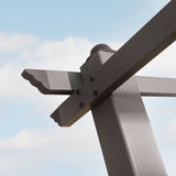 Alfresia Garden Pergola - Aluminium Pergola, 3x4m, Grey
